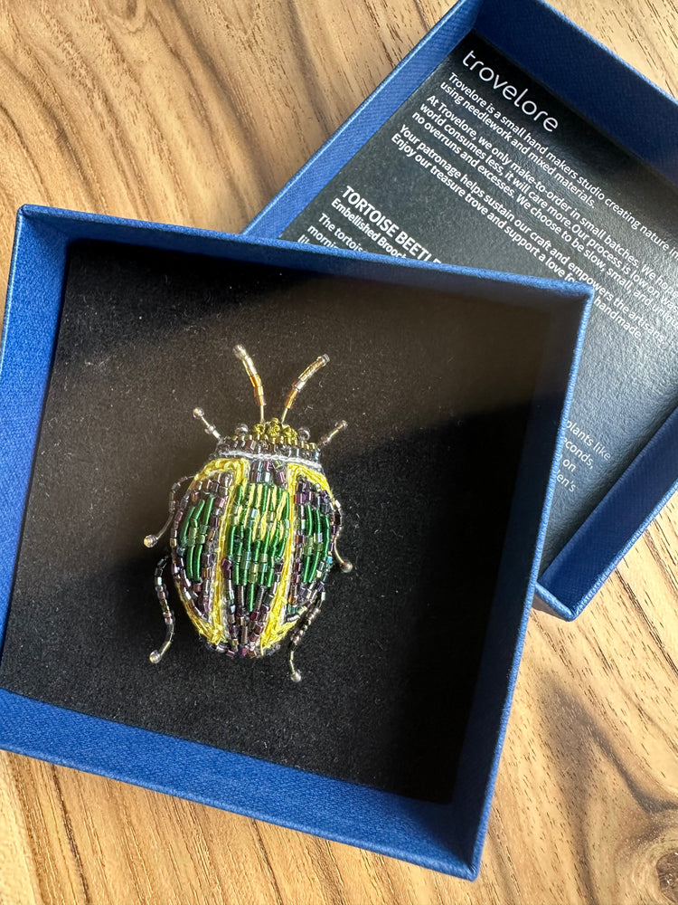 Trovelore Tortoise Beetle Brooch