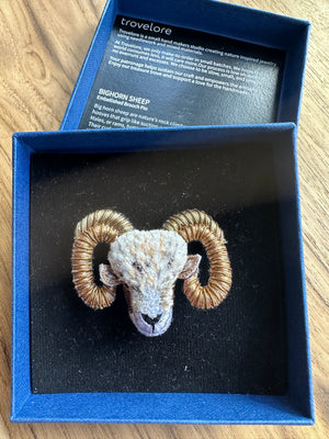 Trovelore Bighorn Sheep Brooch