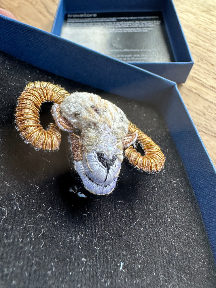 Trovelore Bighorn Sheep Brooch