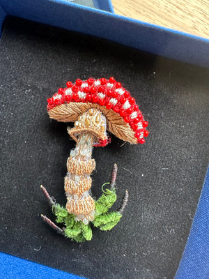 Trovelore Fly Mushroom Brooch