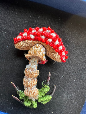 Trovelore Fly Mushroom Brooch