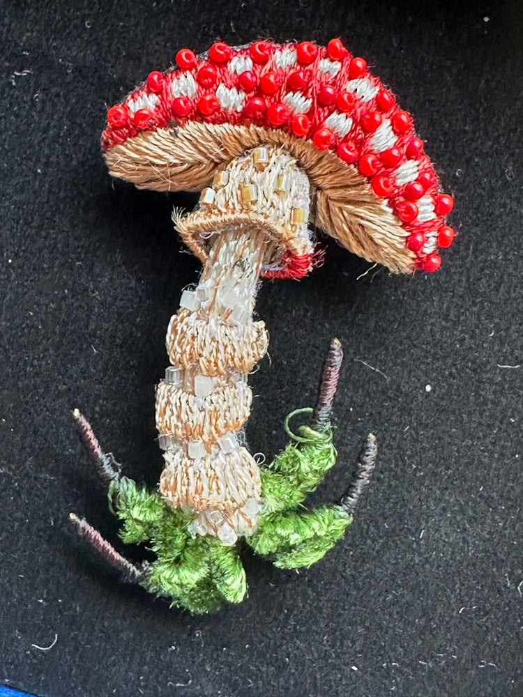 Trovelore Fly Mushroom Brooch