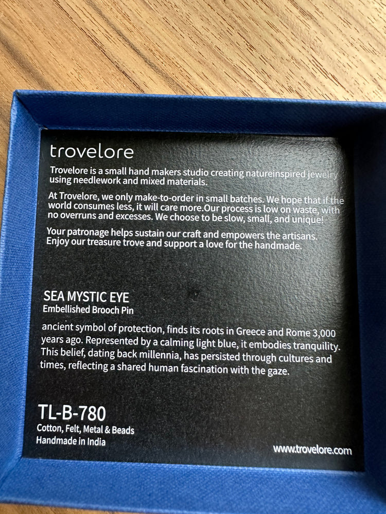 Trovelore Sea Mystic Eye Brooch