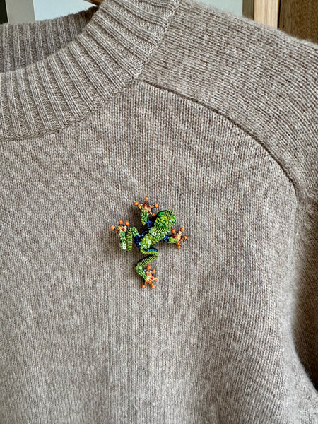 Trovelore Red Eyed Tree Frog Brooch