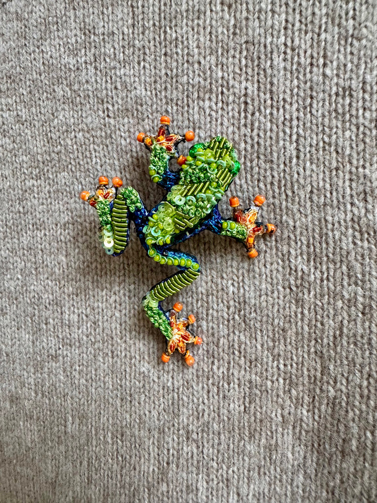 Trovelore Red Eyed Tree Frog Brooch