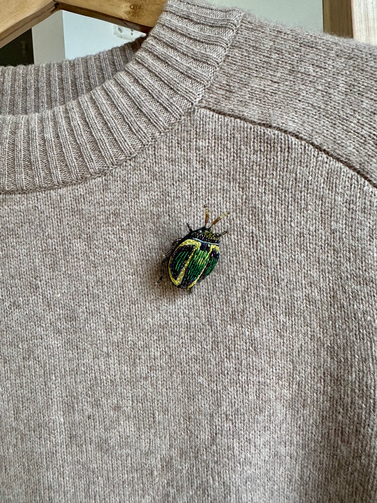 Trovelore Tortoise Beetle Brooch