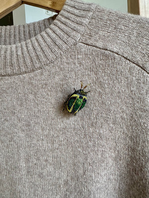 Trovelore Tortoise Beetle Brooch