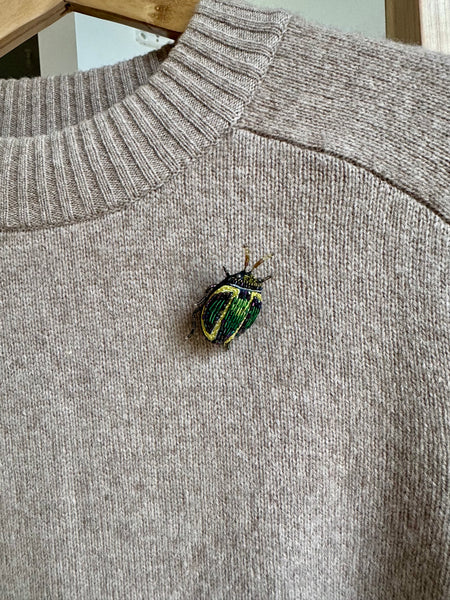 Trovelore Tortoise Beetle Brooch
