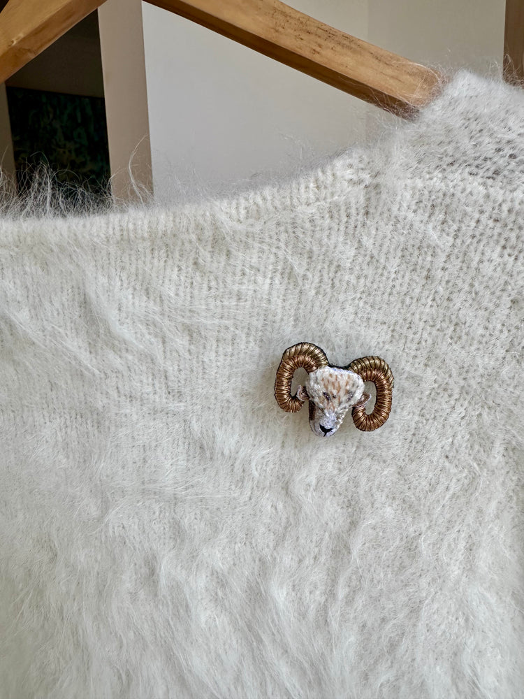 Trovelore Bighorn Sheep Brooch