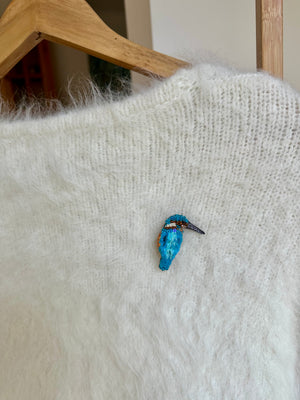 Trovelore River Kingfisher Brooch