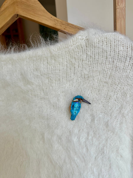 Trovelore River Kingfisher Brooch