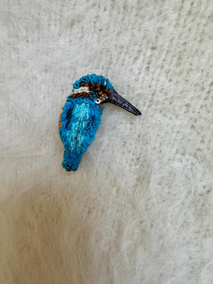 Trovelore River Kingfisher Brooch
