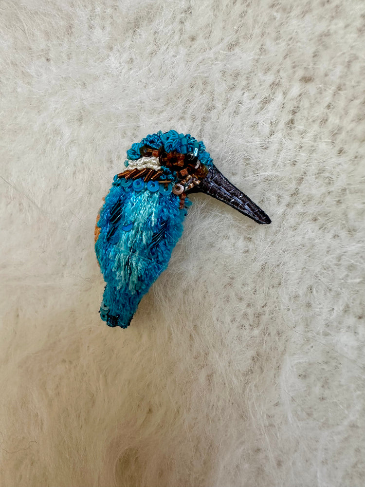 Trovelore River Kingfisher Brooch