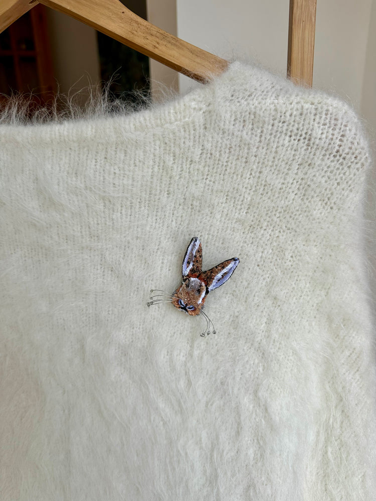 Trovelore Giant Rabbit Brooch
