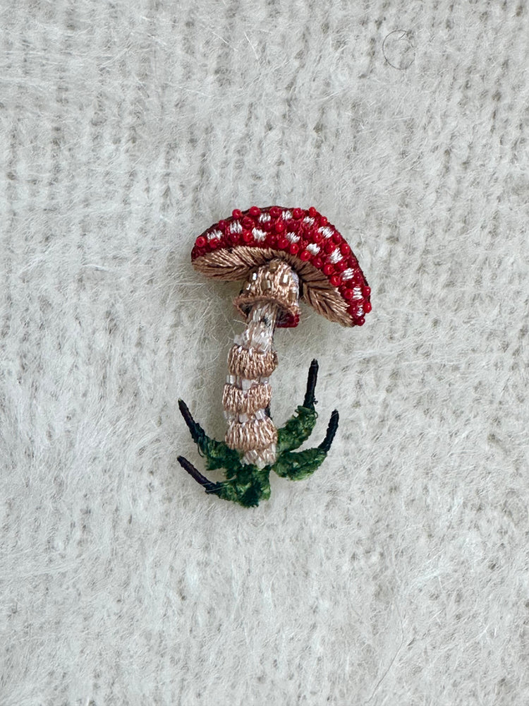 Trovelore Fly Mushroom Brooch