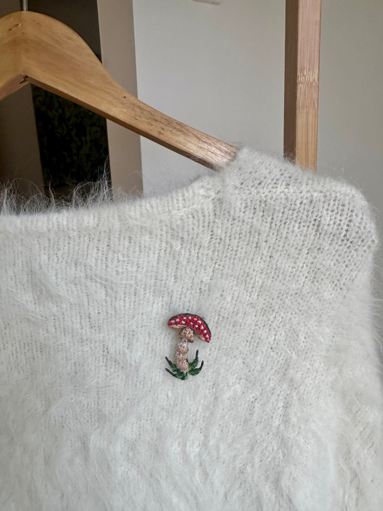 Trovelore Fly Mushroom Brooch