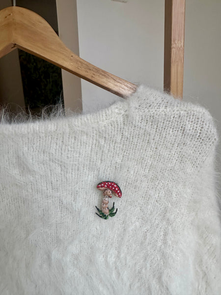 Trovelore Fly Mushroom Brooch