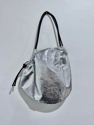 InZu Cocco Tote Bag Silver Space
