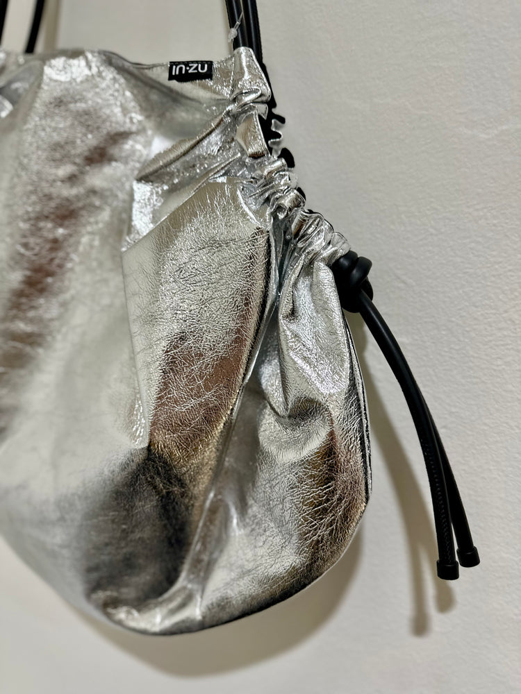 InZu Cocco Tote Bag Silver Space