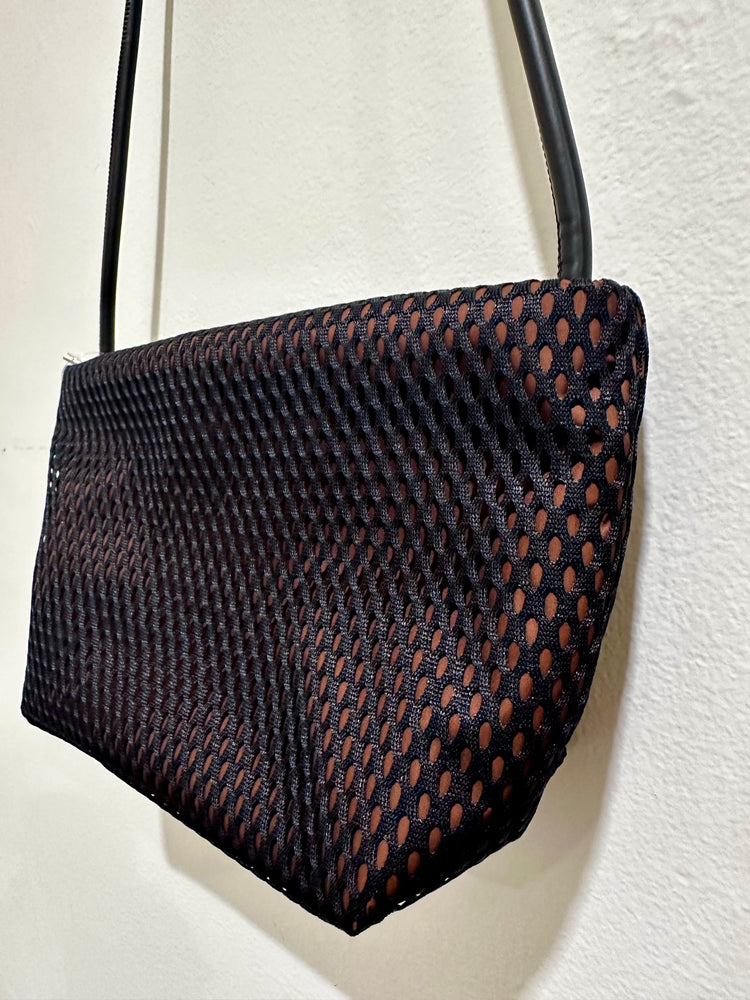 InZu Mouse Black and Tobacco Hive Crossbody Bag
