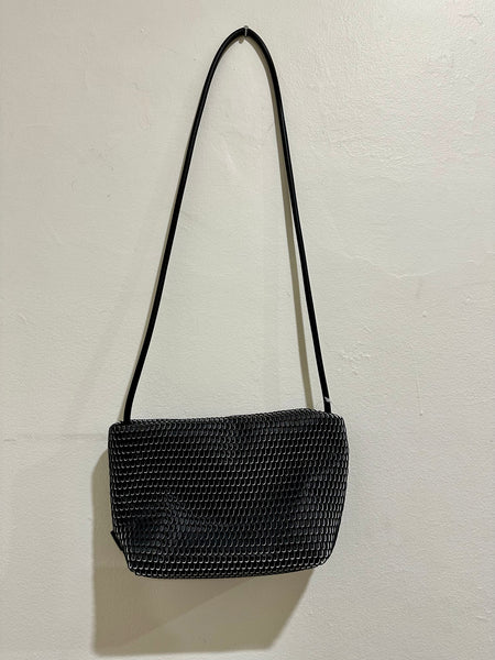 InZu Mouse Black and Silver Hive Crossbody Bag