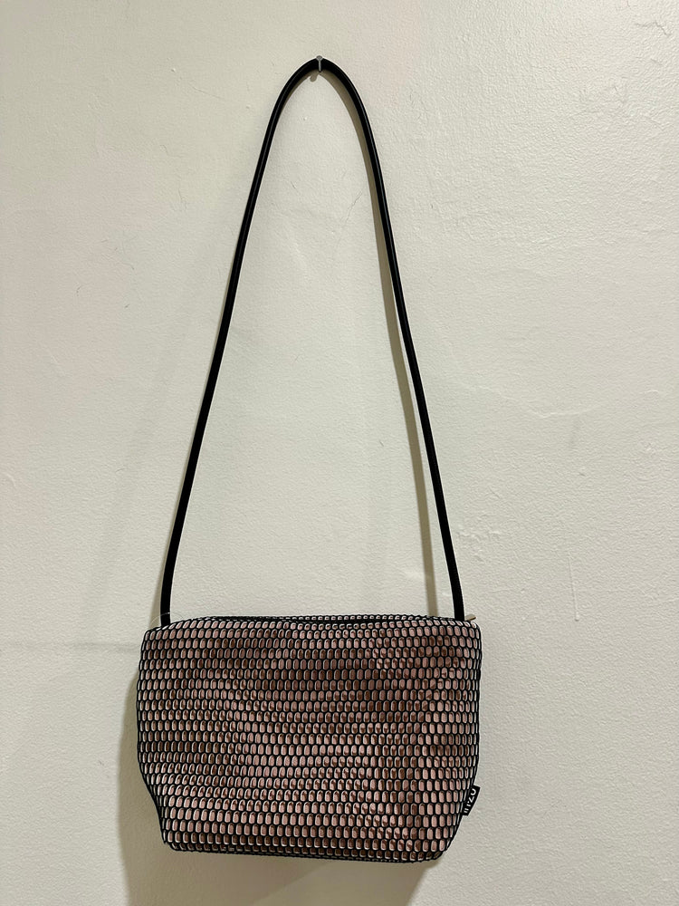 InZu Mouse Black and Pink Hive Crossbody Bag