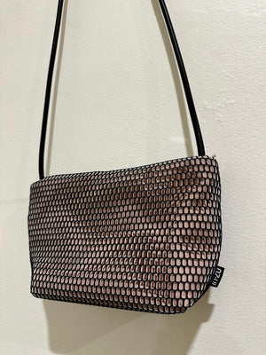InZu Mouse Black and Pink Hive Crossbody Bag