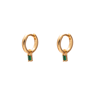 Gammie Gold Rectangle Huggy Mini Earring
