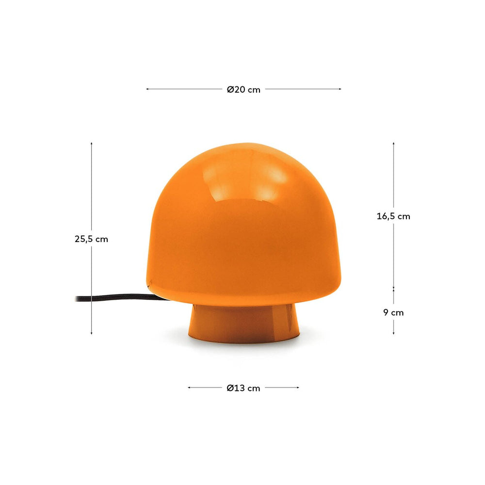 La Forma Reid Glass Mushroom Lamp