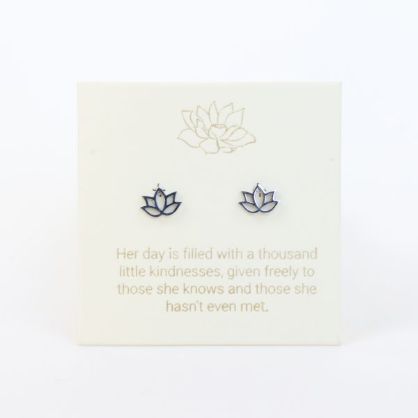 Love Lunamei Inspirations Lotus Stud Earring