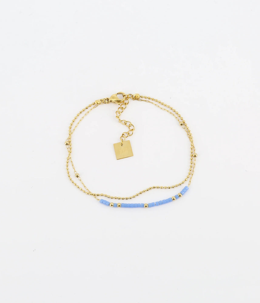 Zag Bijoux Cleo Double Gold Bracelet