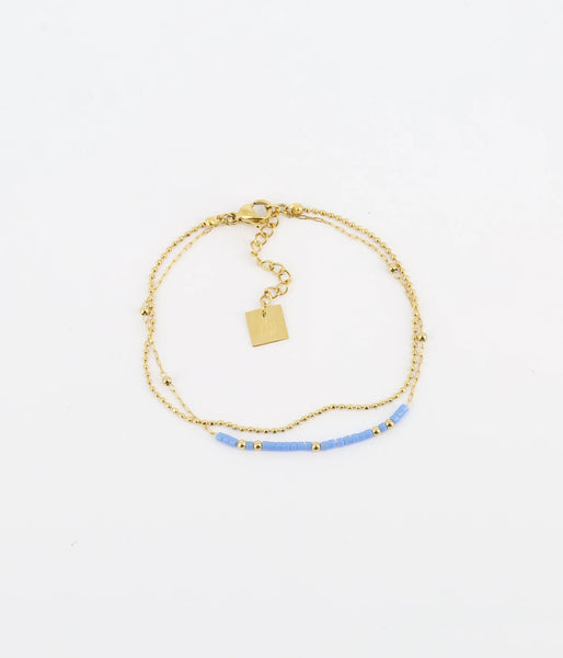 Zag Bijoux Cleo Double Gold Bracelet