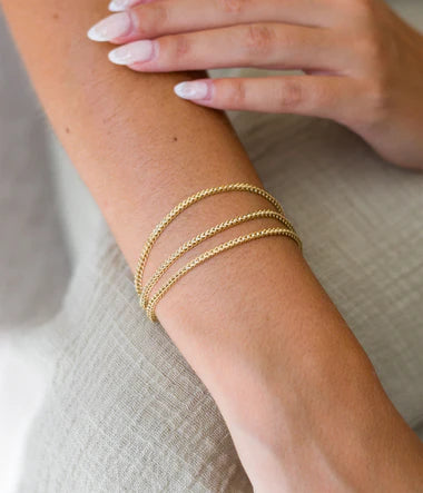 Zag Bijoux Dobel Gold Bracelet
