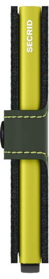 A Secrid Miniwallet Matte Green Lime