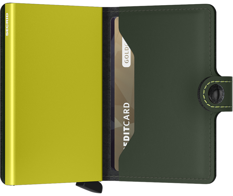 A Secrid Miniwallet Matte Green Lime