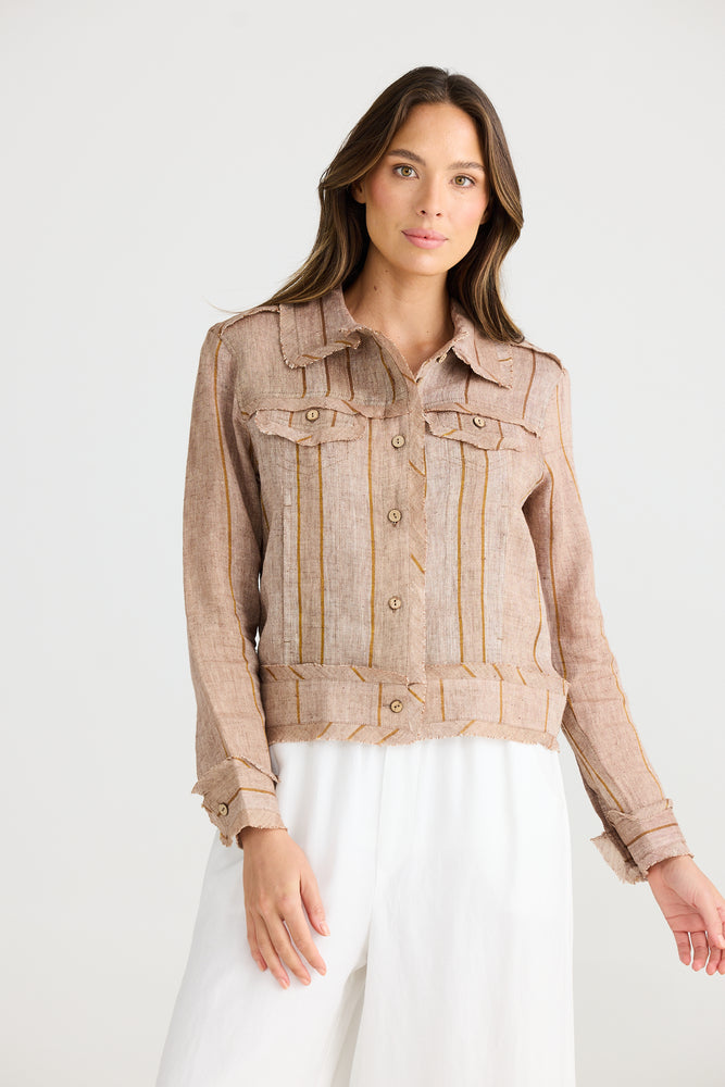 Shanty Monza Jacket Diego Stripe