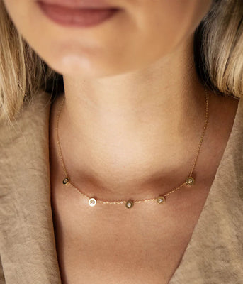 Zag Bijoux Bellezza Gold Necklace