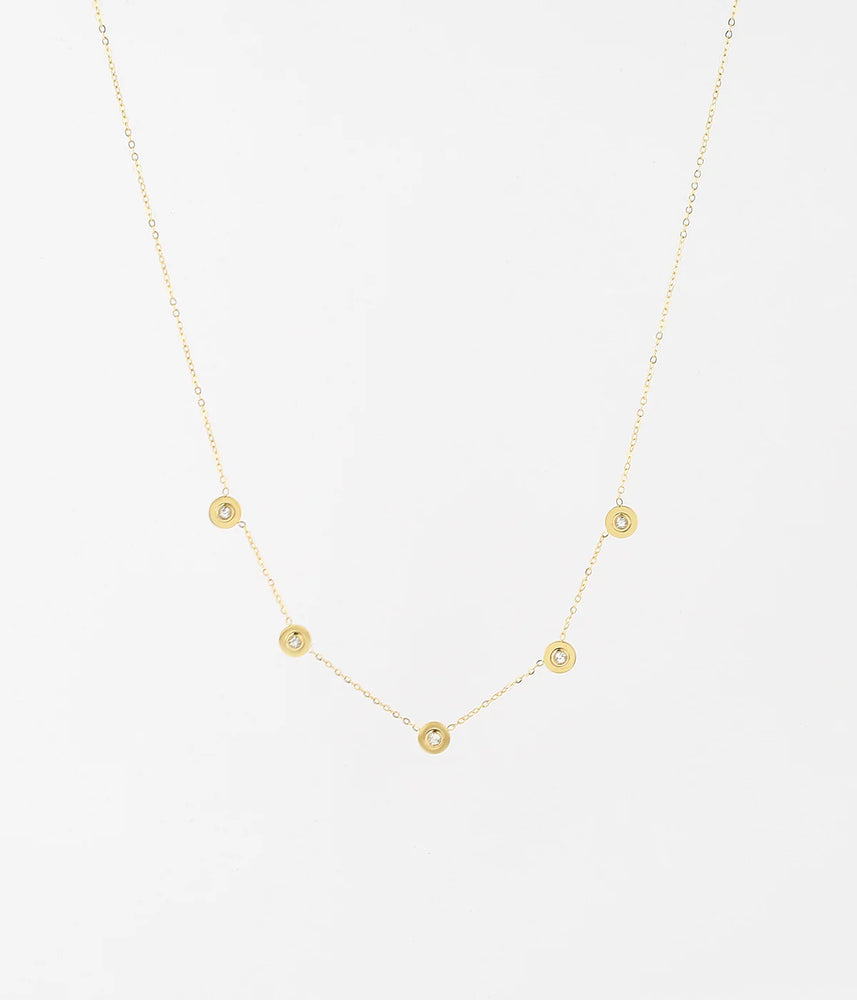 Zag Bijoux Bellezza Gold Necklace