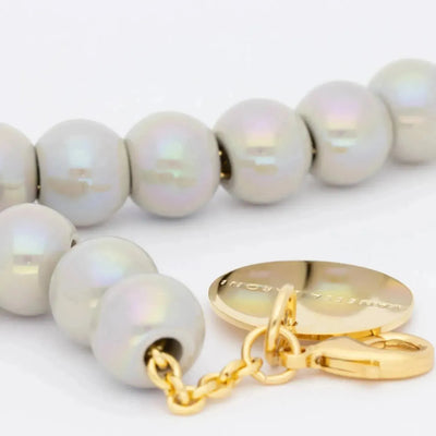 Vanessa Baroni Mini Bead Bracelet Iridescent Solid