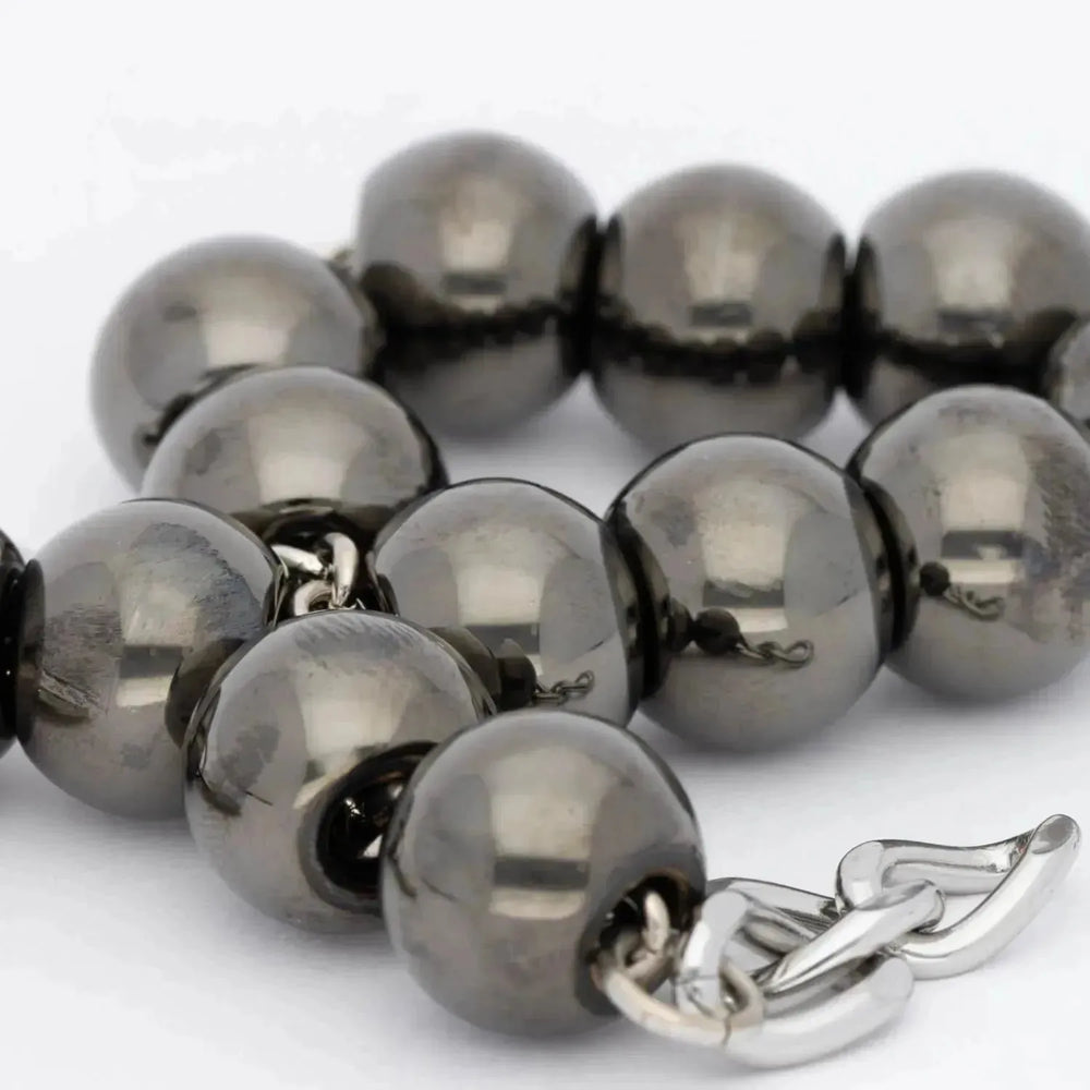 Vanessa Baroni Mini Bead Bracelet Ultra Black