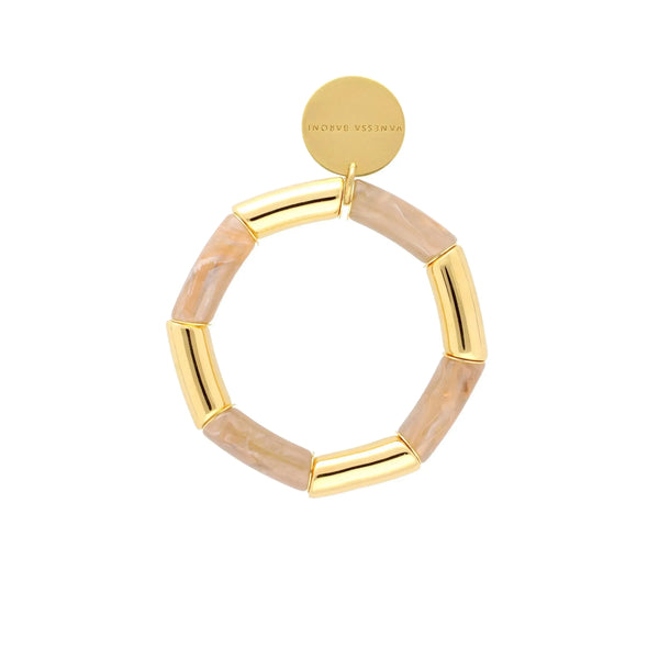 Vanessa Baroni Flex Bracelet Biancone Marble