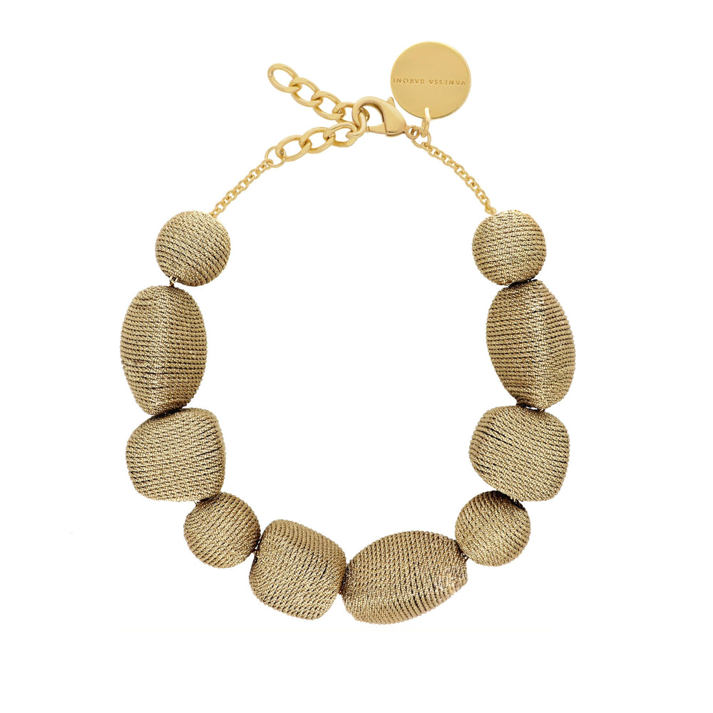 Vanessa Baroni Organic Gold Wrap Necklace