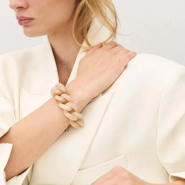 Vanessa Baroni Great Bracelet Honey Marble