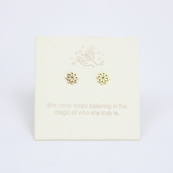 Love Lunamei Inspirations Yantra Stud Earring