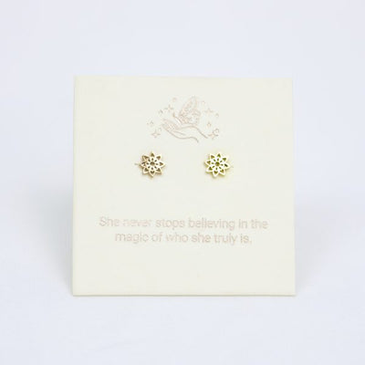 Love Lunamei Inspirations Yantra Stud Earring