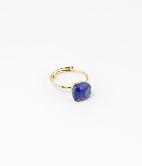Zag Gold Semi-Precious Stone Ring