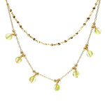 Zag Bijoux Beans Gold Necklace