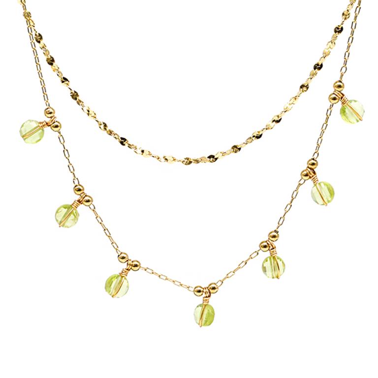 Zag Bijoux Beans Gold Necklace