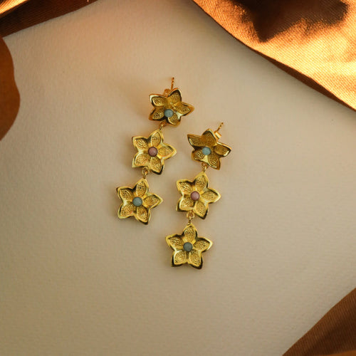 Bianc Simona Gold Earrings
