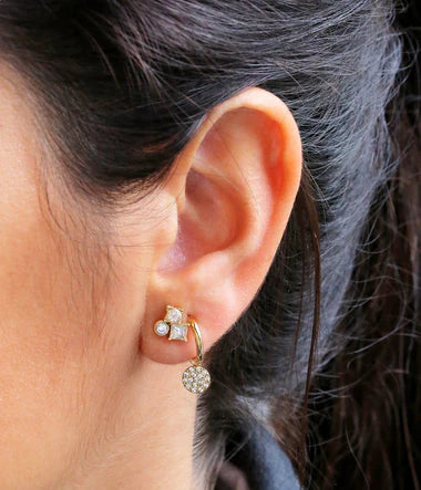 Zag Bijoux Choupette Gold Earring